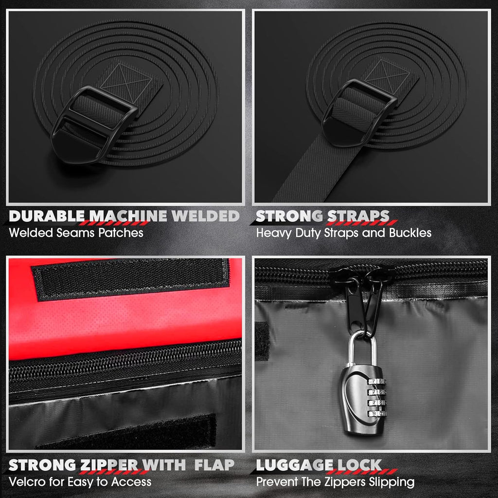 Cargo Carrier Bag with Support Frame and 8 Reinforced Straps H6680