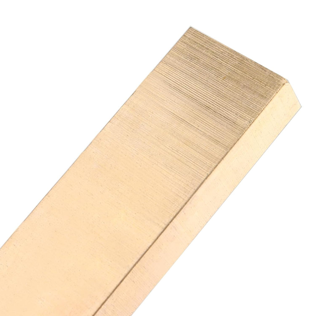2 Pcs 0.39 x 1 x 6 Inch Brass Flat Bar Stock V883162
