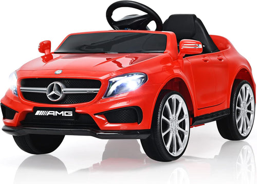 12V Electric Kids Ride On Car with Remote Control, MP3, USB, 2 Speeds, LED Lights, White L653237