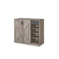 Rustic Gray Oak Cabinet Z147