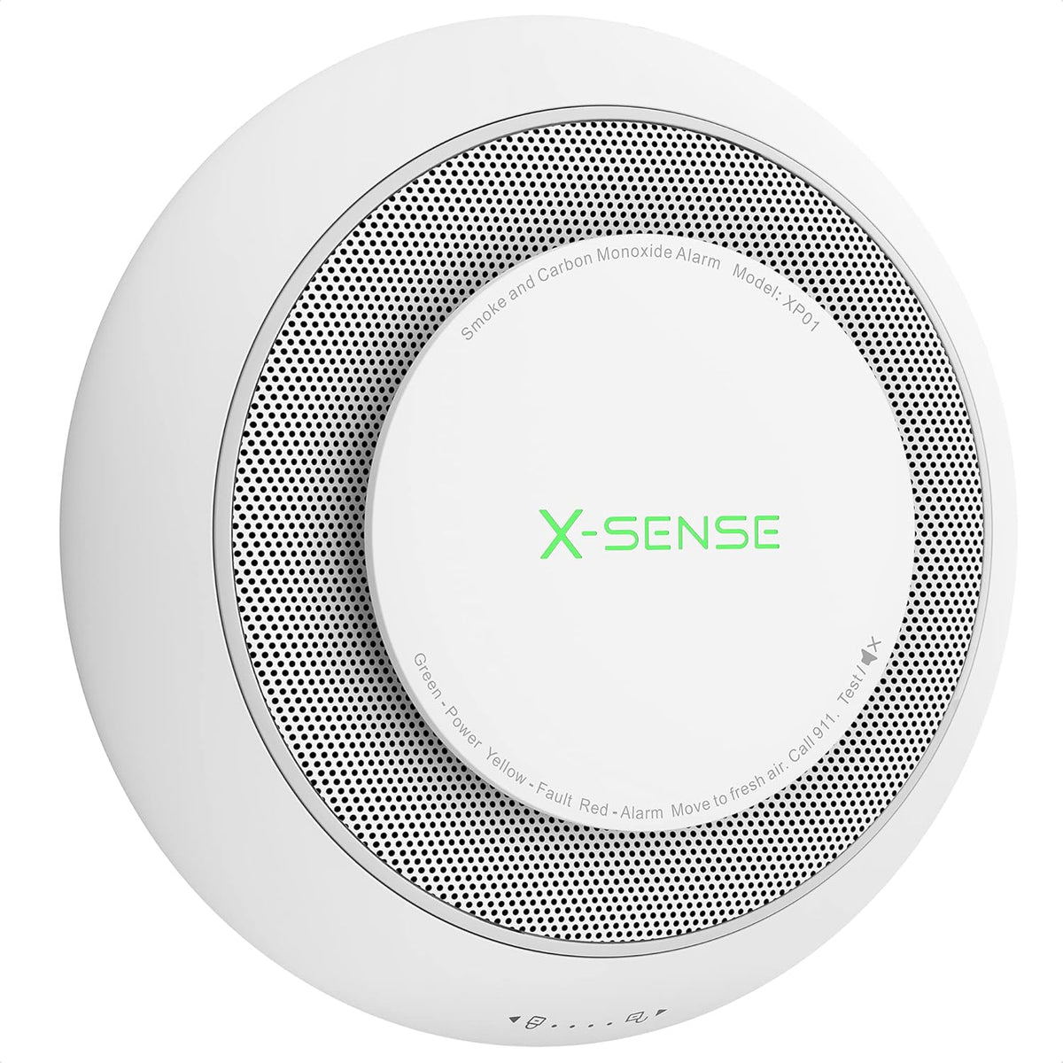 10-Year Battery Combination Smoke and Carbon Monoxide Alarm Detector Pack of 2 H783