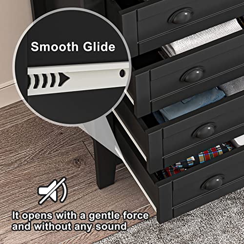 White 6 Drawer Wooden Dresser J421085
