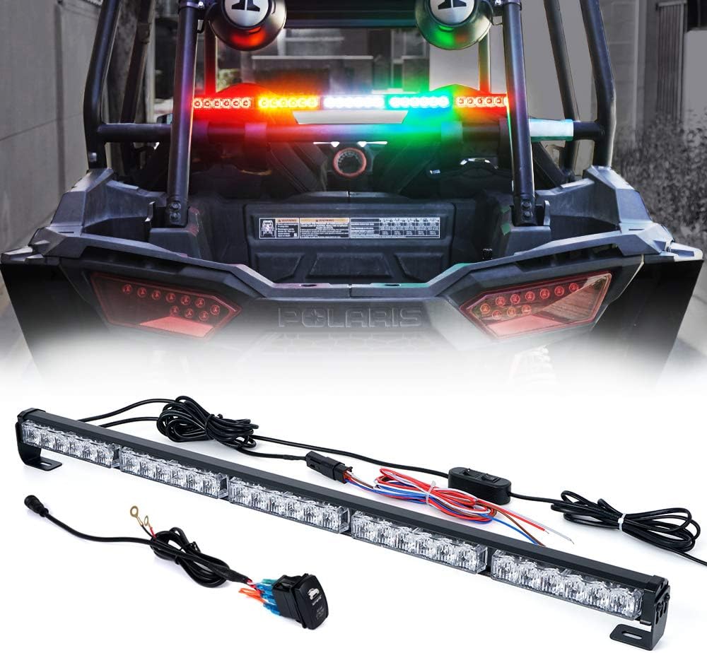 30 Inch LED Chase Strobe Light Bar with Turn Signal Brake Reverse Lights K68283
