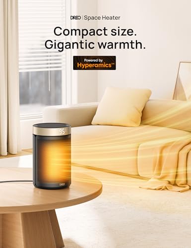 1500W PTC Ceramic Space Heater with Thermostat and Remote M673391