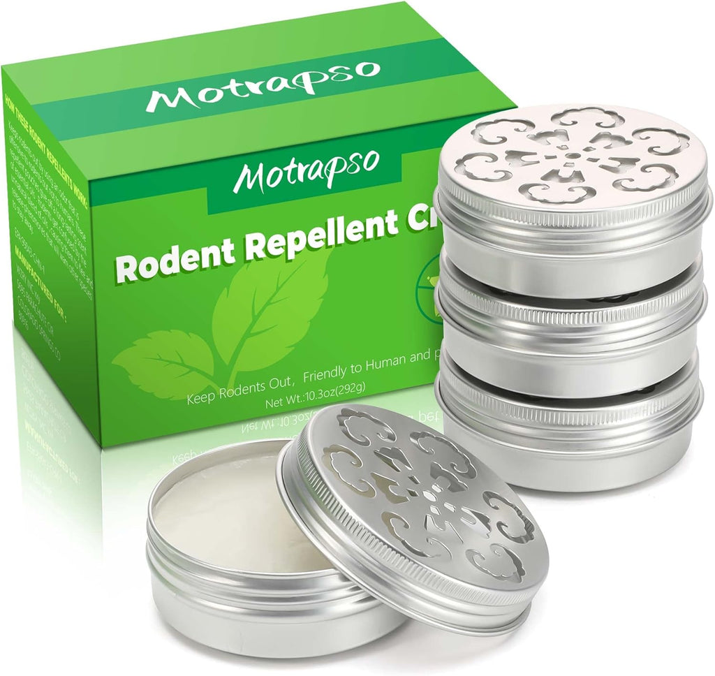 Peppermint Oil 4 Pack Mouse Repellent X2107