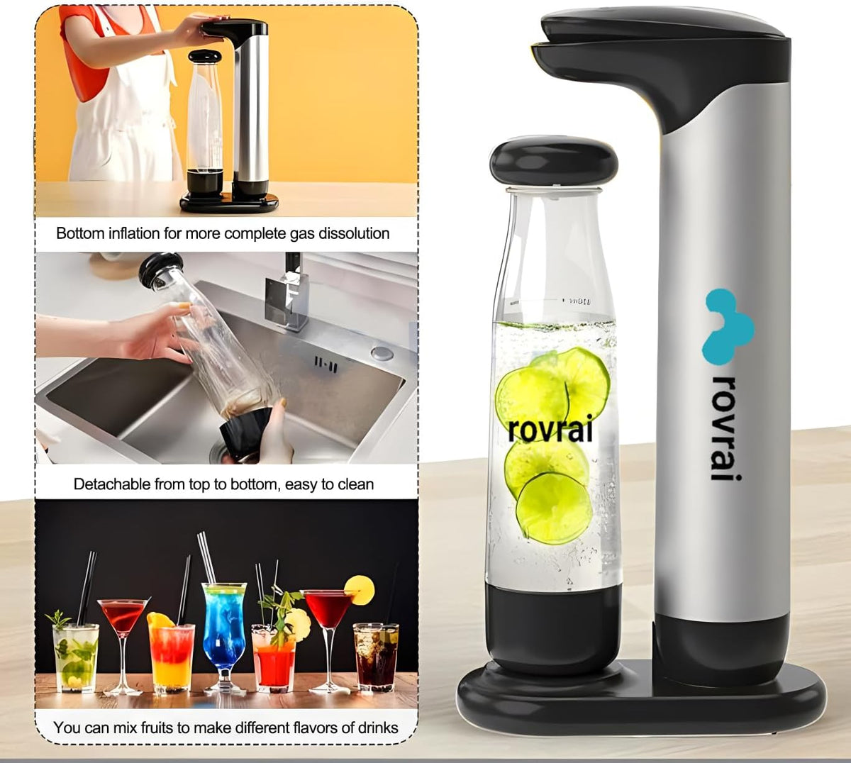 Sparkling Water Maker with CO2 Cylinder N41593