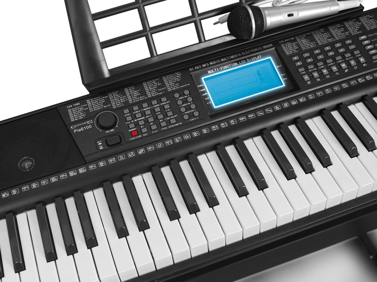 61 Key Electric Piano Keyboard Bundle D409