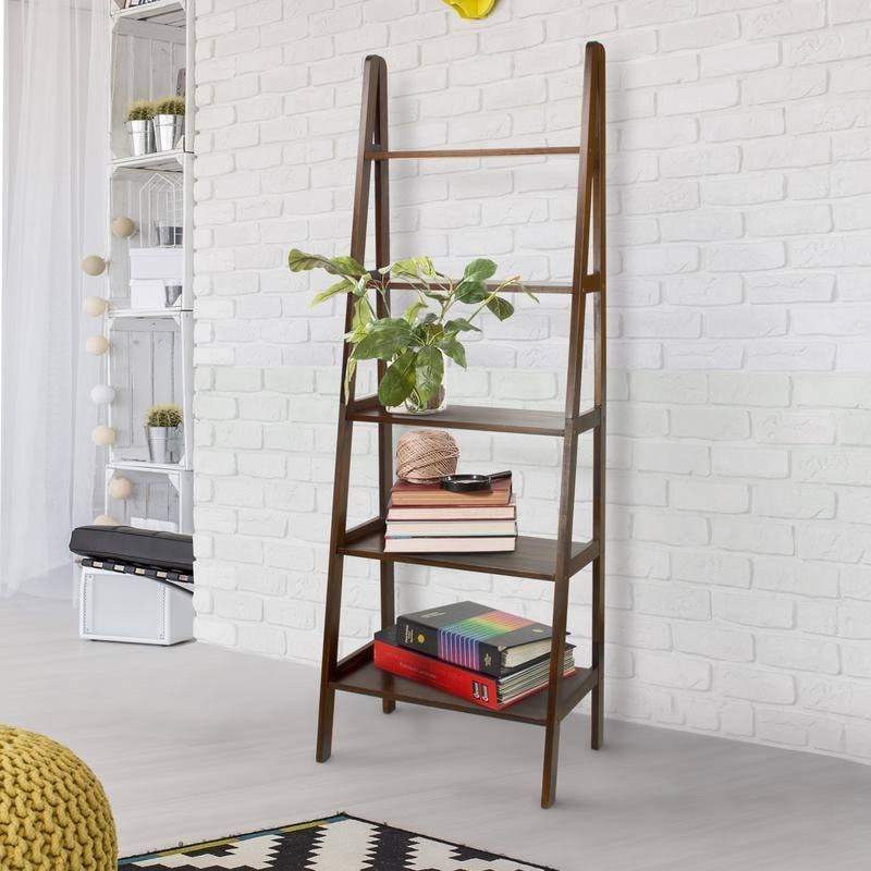 5-Shelf Ladder Bookcase J619