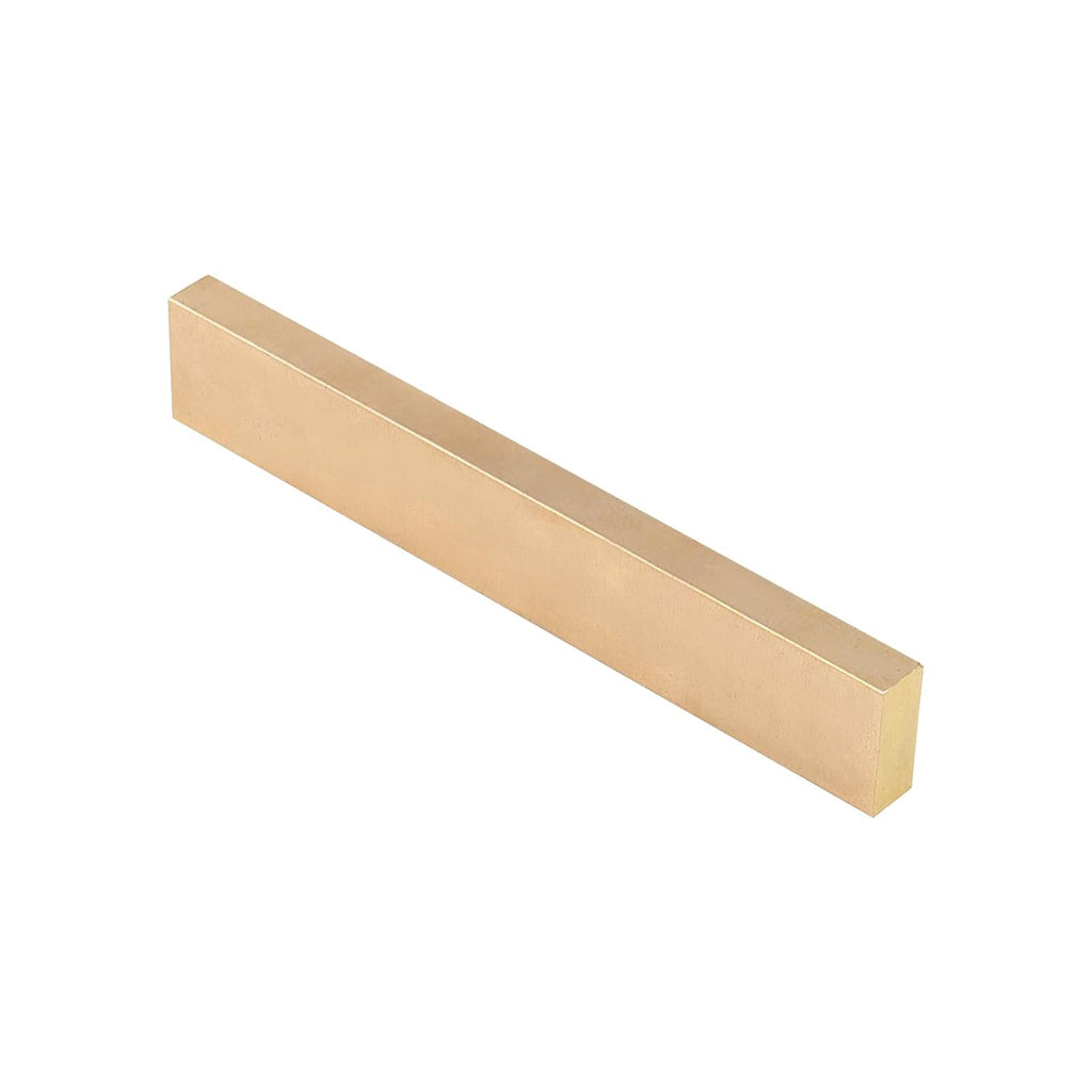 2 Pcs 0.39 x 1 x 6 Inch Brass Flat Bar Stock V883162