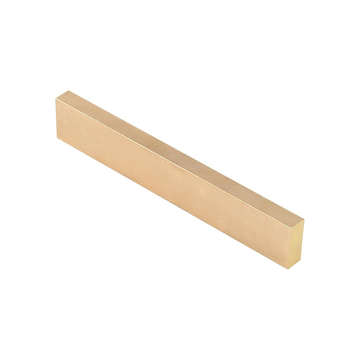 2 Pcs 0.39 x 1 x 6 Inch Brass Flat Bar Stock V883162