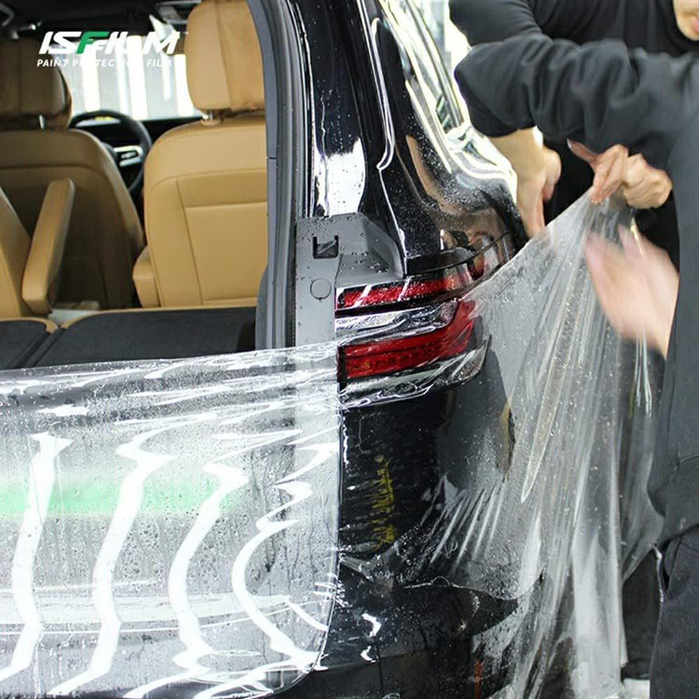Paint Protection Film Vinyl Wrap Film Glossy PPF TPU Clear Bra J9814