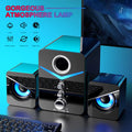 Black USB-Powered 2.1 Mini Multimedia Speakers System, Set of 3 Z624215