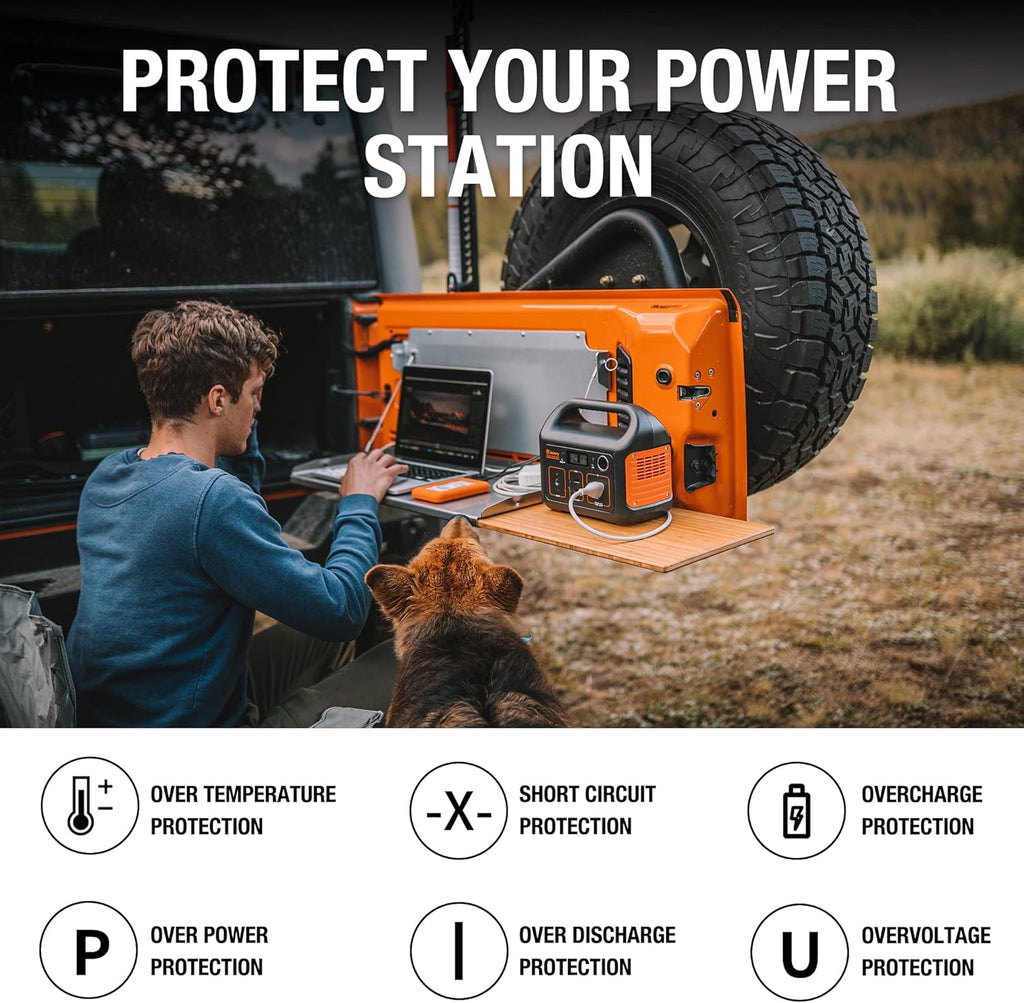 240Wh Portable Lithium Power Station with 110V/200W AC Outlet Z673037