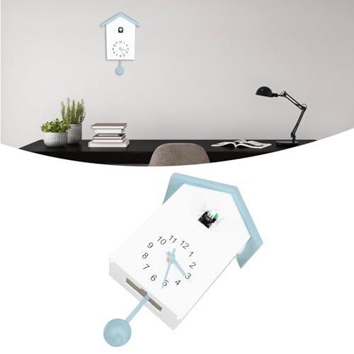 Bird Voice Call Wall Clock with Pendulum E4951