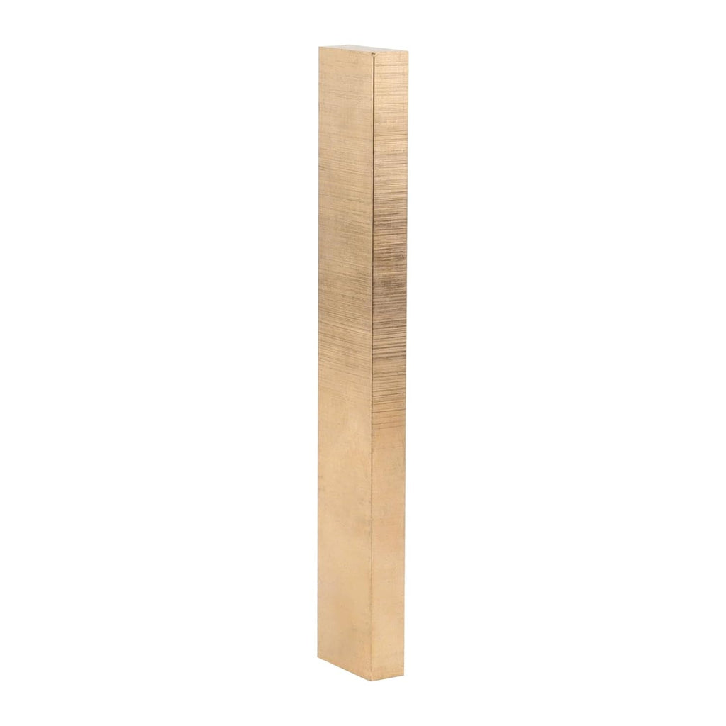 2 Pcs 0.39 x 1 x 6 Inch Brass Flat Bar Stock V883162
