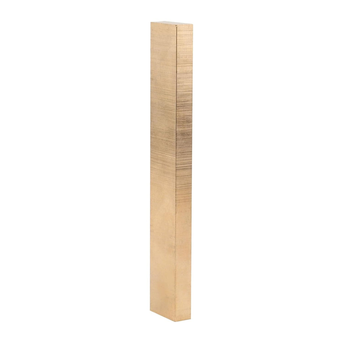 2 Pcs 0.39 x 1 x 6 Inch Brass Flat Bar Stock V883162