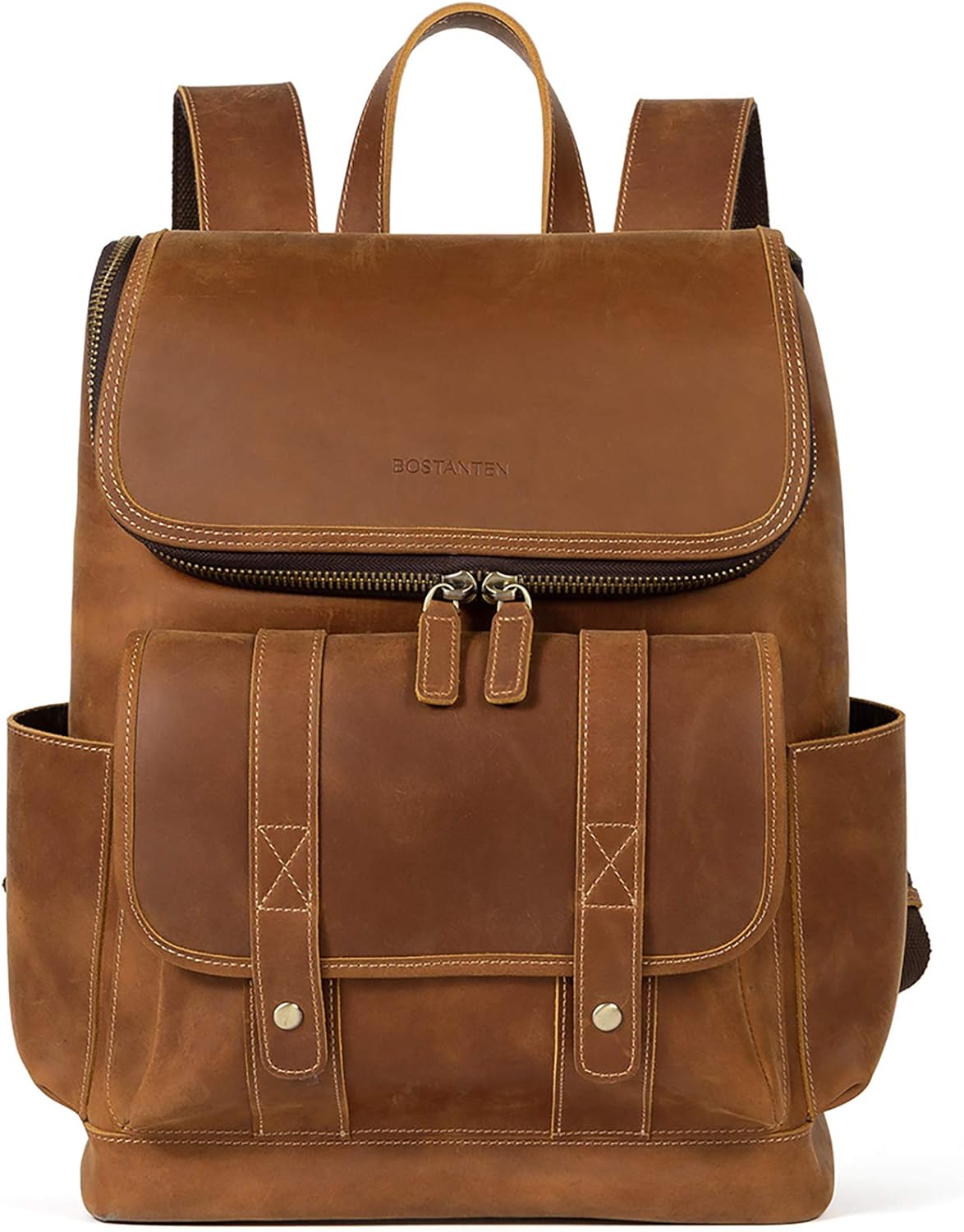 Leather 15.6 inch Laptop Backpack J275307