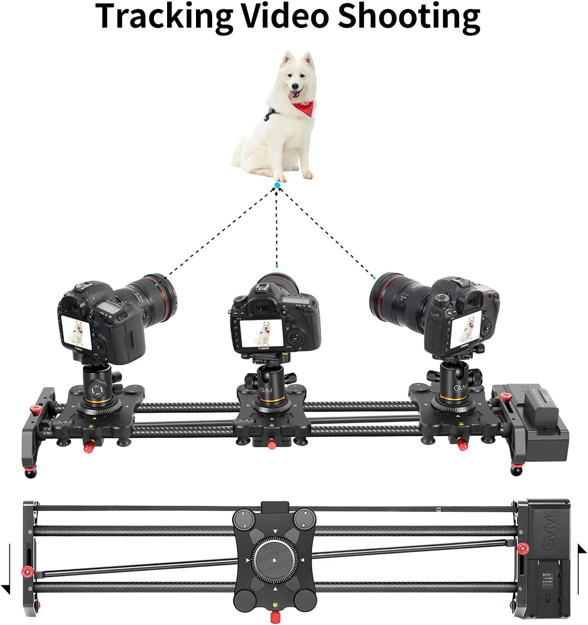 31 APP Control Carbon Fiber Camera Slider N429657