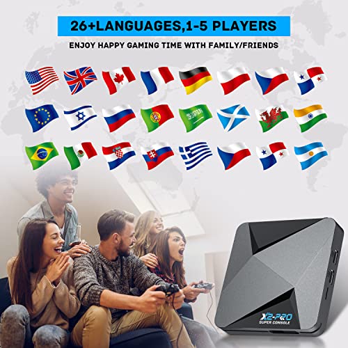 Retro Game Console with 65,000+ Classic Games, 4K HD Output A45885