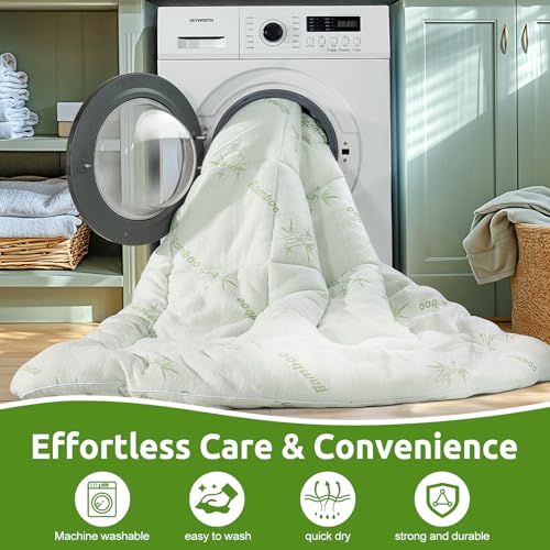 Queen Mattress Topper, Extra Thick 1100 GSM Down Alternative Fill, Cooling Pillow Top Mattress Cover with 8-21" Deep Pocket U468