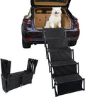 5 Steps Folding Dog Car Steps with Nonslip Surface D226759