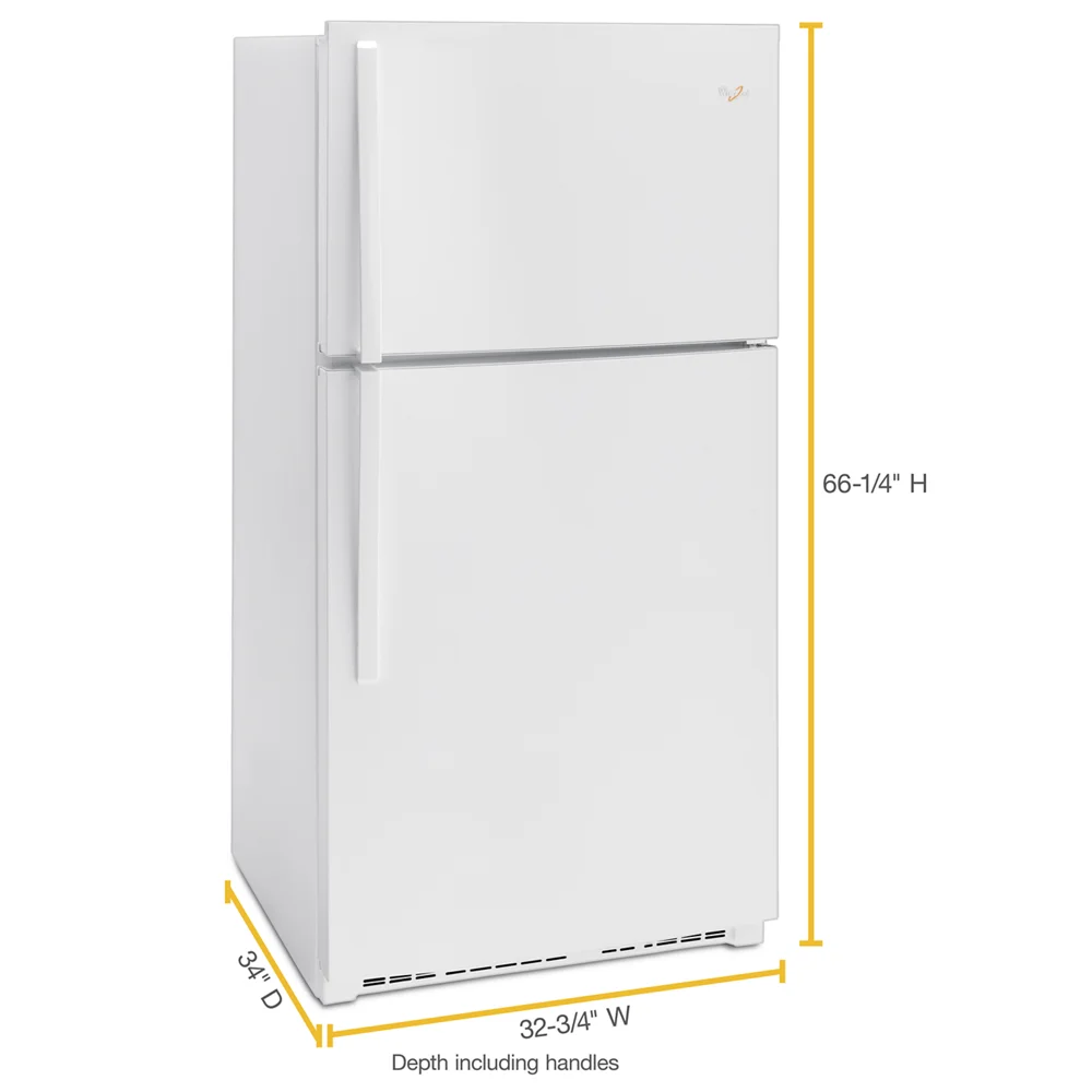 Black Top Freezer Freestanding Refrigerator N97198