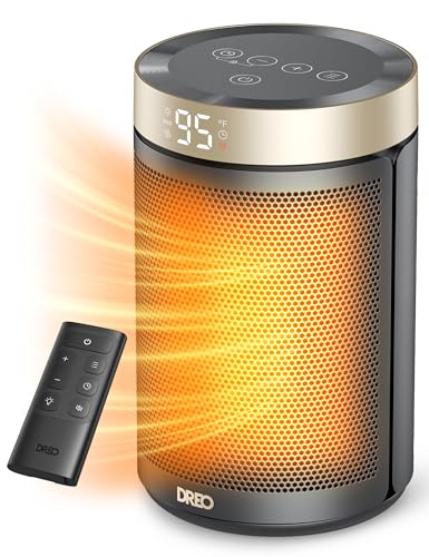 1500W PTC Ceramic Space Heater with Thermostat and Remote M673391
