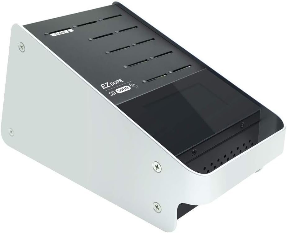1 to 10 SD and Micro SD Card Duplicator with Touch Screen Q421