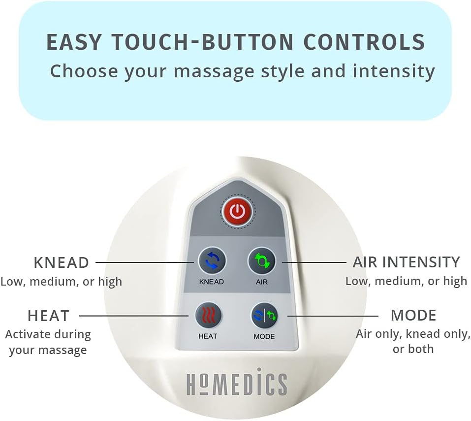 Shiatsu Air Foot Massager with Heat Q2719