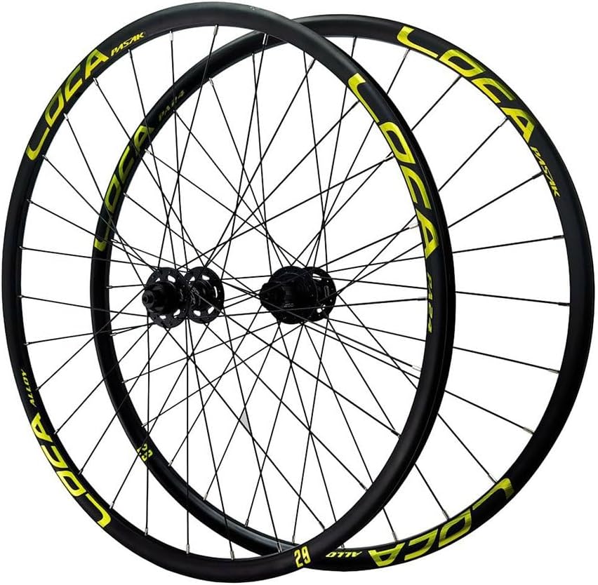 26/27.5/29 Inch Mountain Bike Wheelset Center Lock Disc Brake Quick Release Aluminum Alloy Rim Front and Rear Wheels 28 Holes V1599