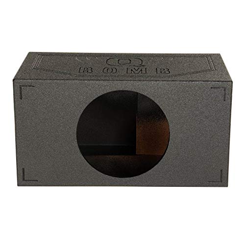 15 Inch Ported Car Subwoofer Sub Box Enclosure with Black Finish P573