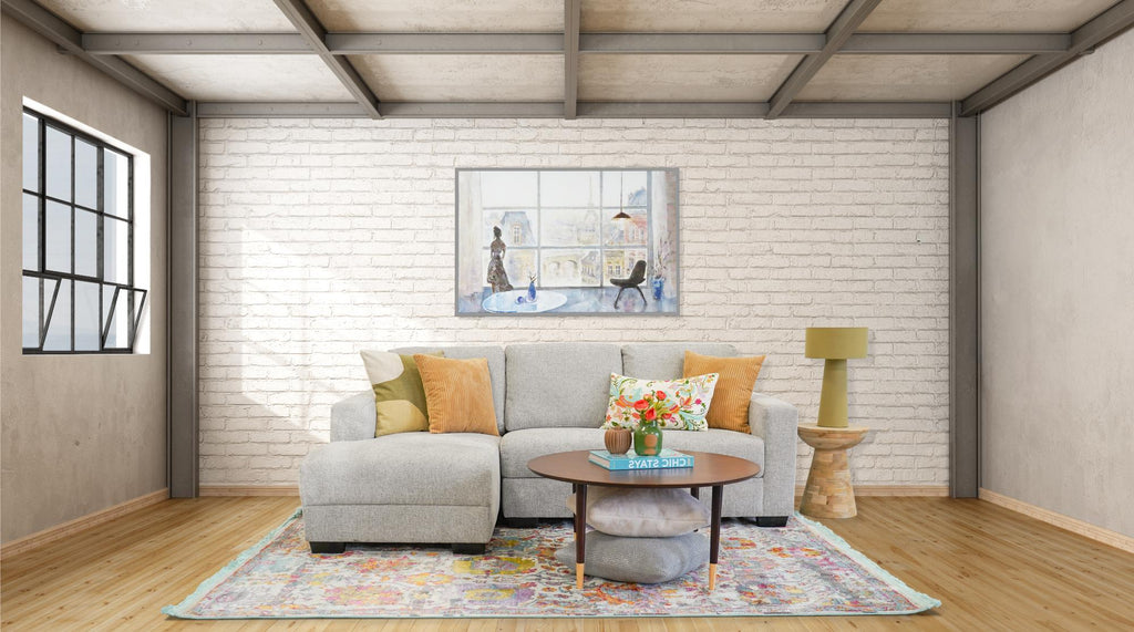 Grey Sectional E9555