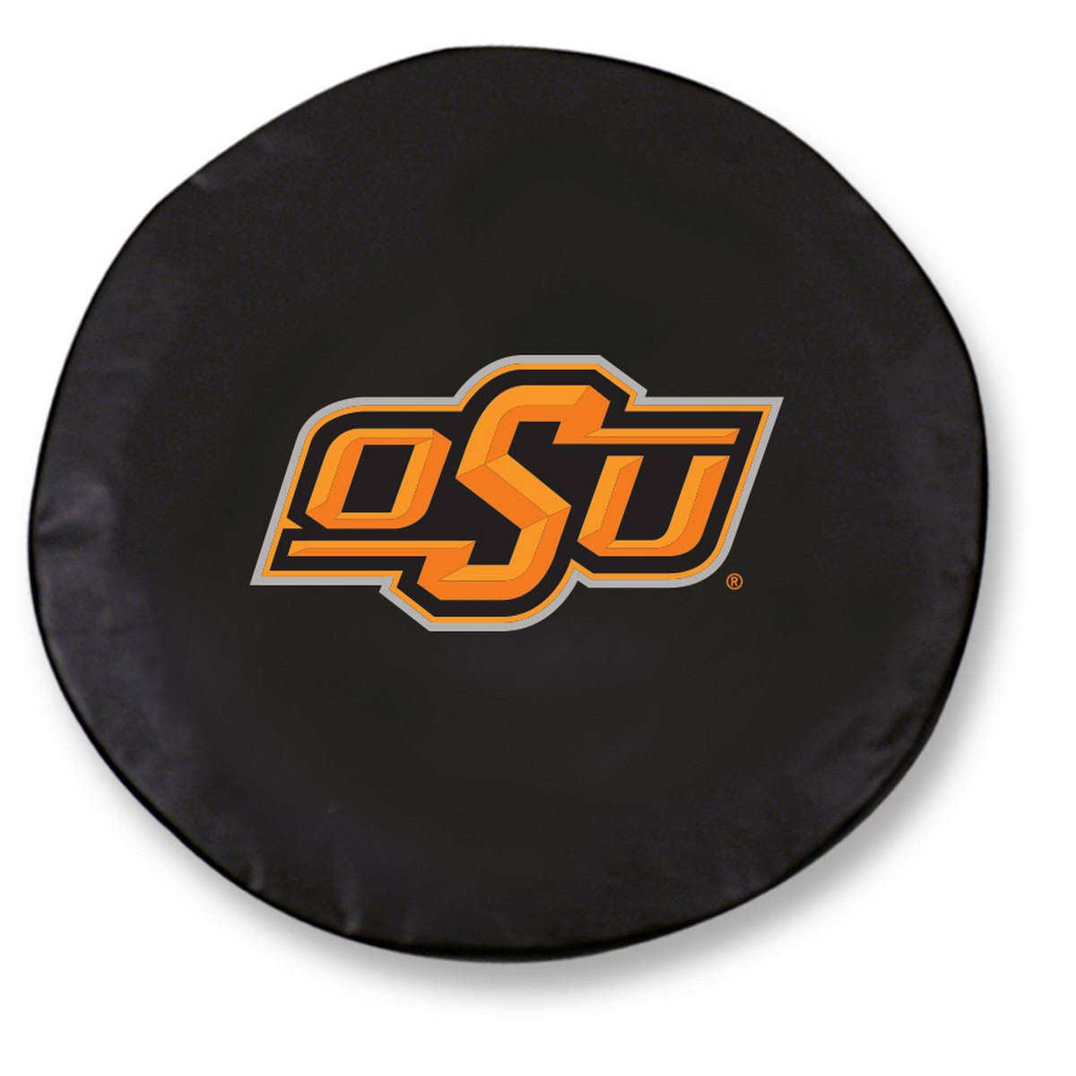 Black Vinyl Fitted Car Tire Cover P239