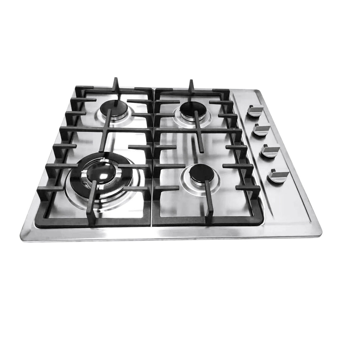 Stainless Steel 4-Burner Built-In Gas Cooktop F500