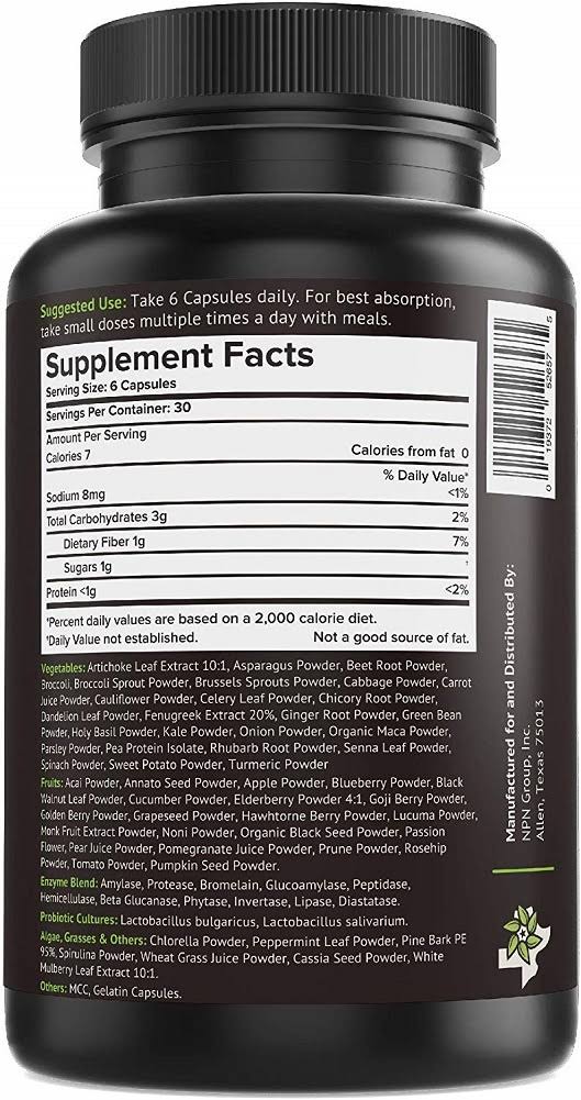 180 Capsules Superfood R939