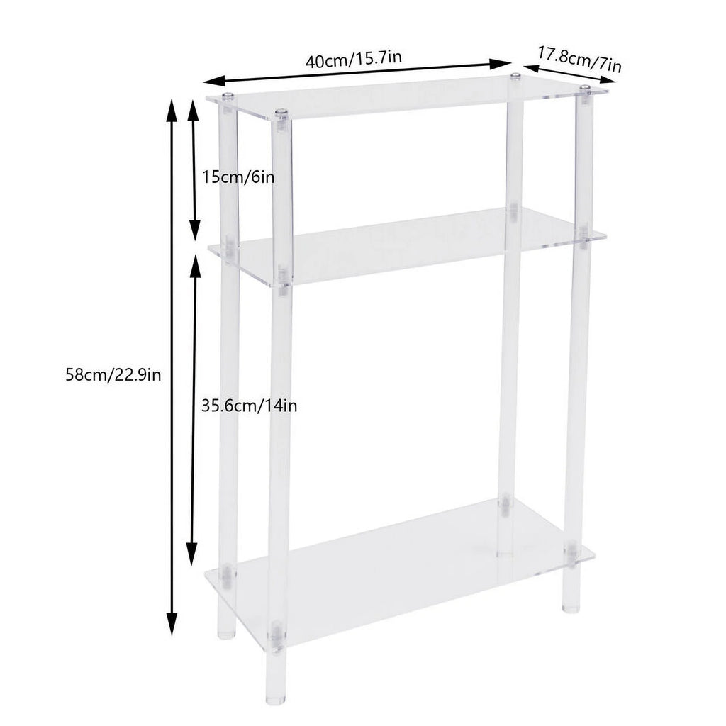 Acrylic Narrow Side Table F226110