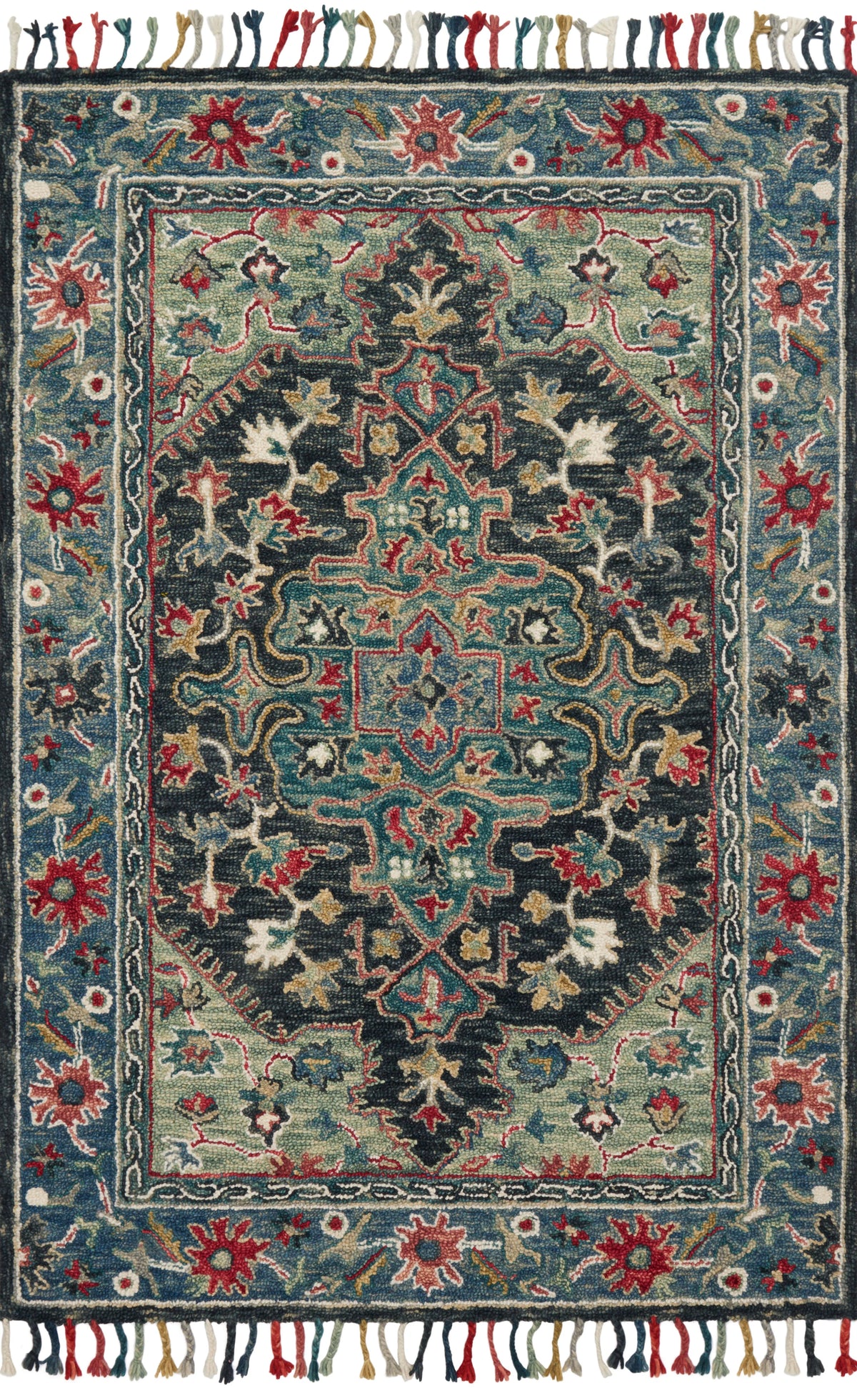 Navy Blue Rug M25573
