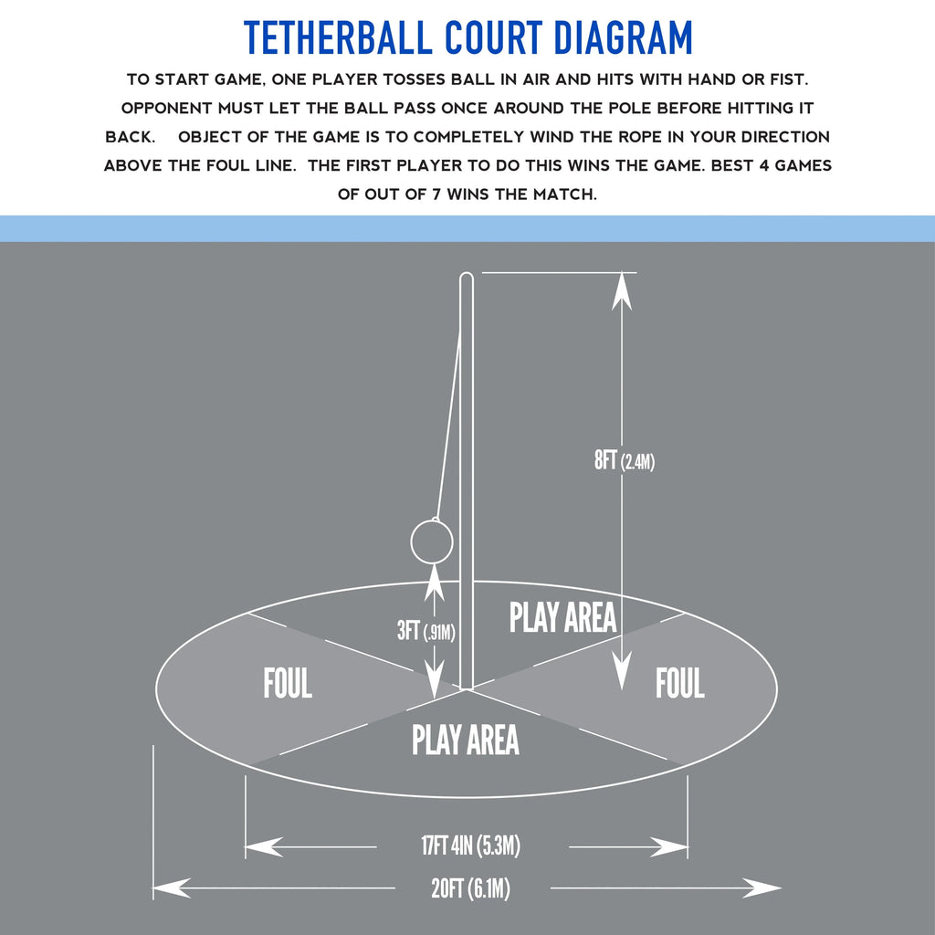 Tetherball Set with Carry Bag D548