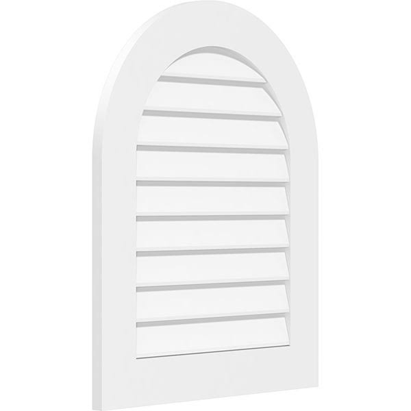 Round Top Surface Mount PVC Gable Vent A976