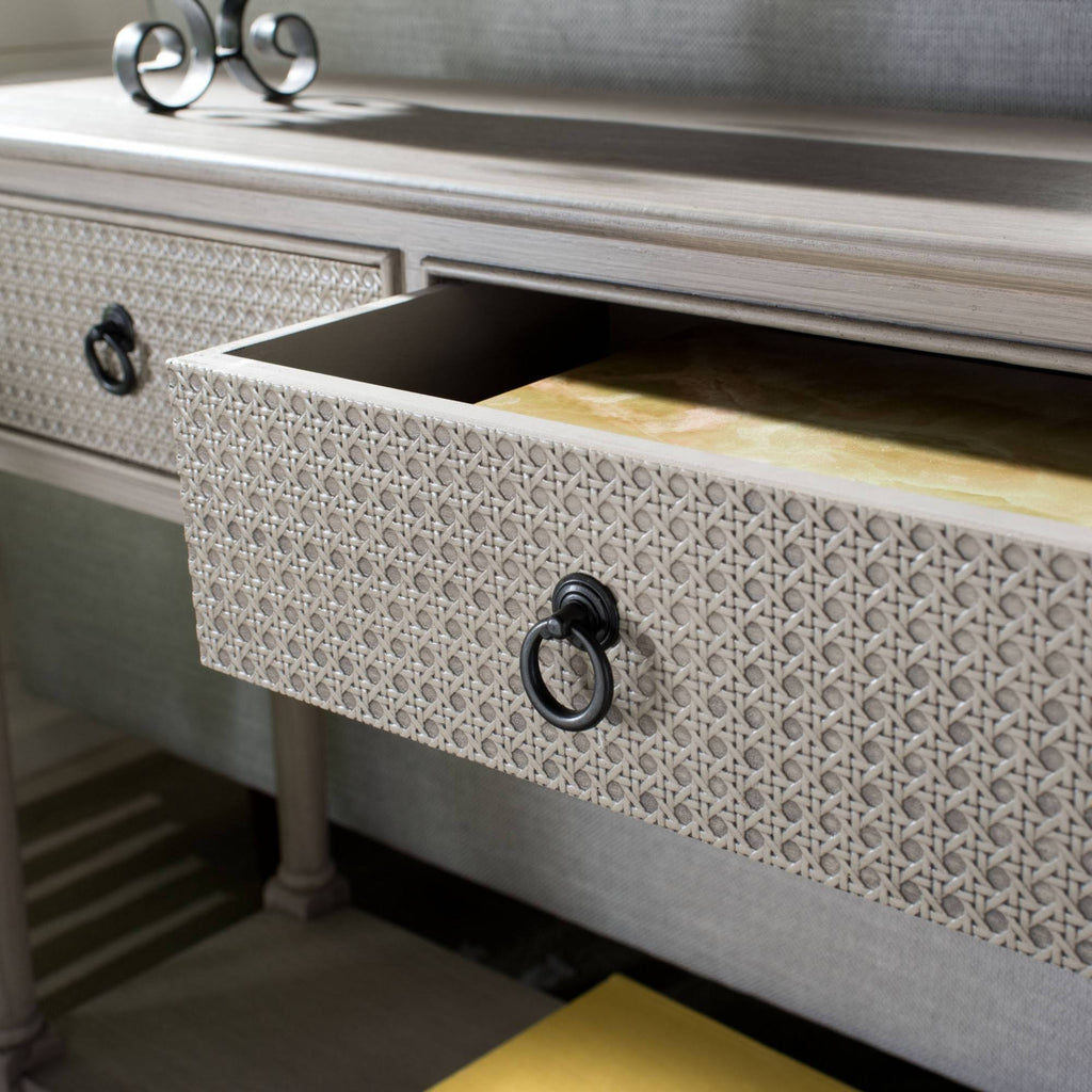 2 Drawer Console Table Greige J807