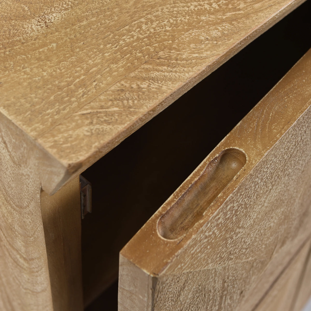 Handcrafted Mango Wood Cabinet Q89825