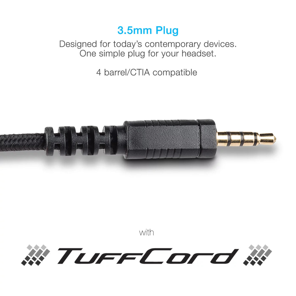 3.5mm Stereo Headset with Noise Cancelling Microphone D3109