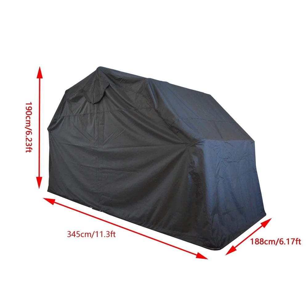 Large Motorcycle Shelter Storage Tent Garage 135.8"*74.0"*74.8" K369