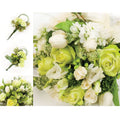 Green and White 23 Pieces O7723