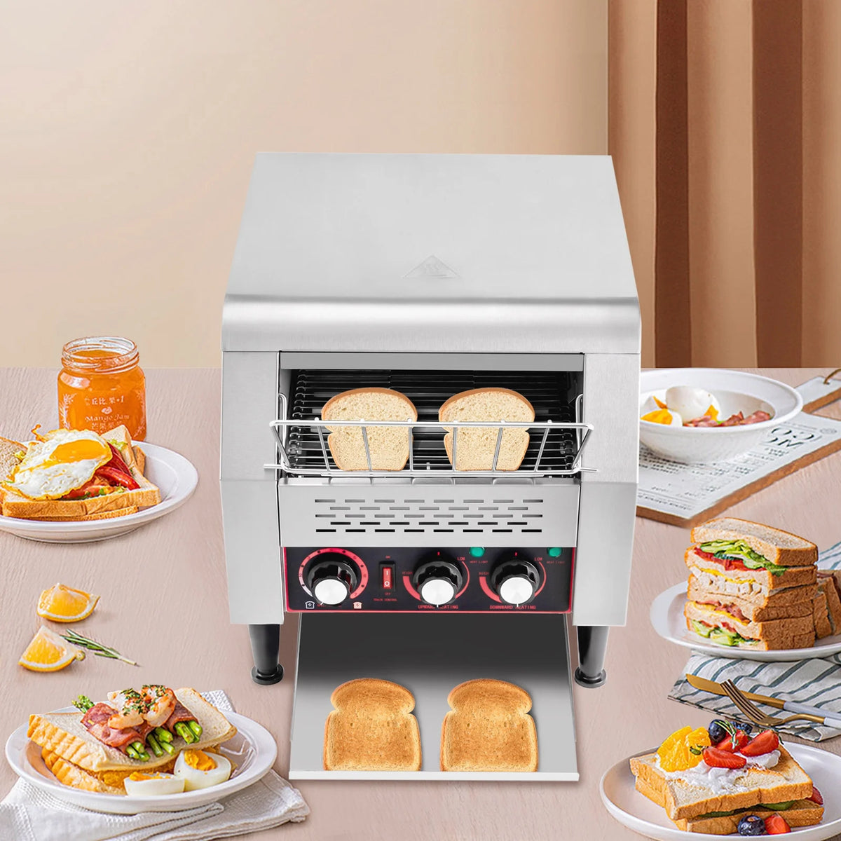 Stainless Steel Commercial Conveyor Toaster X737