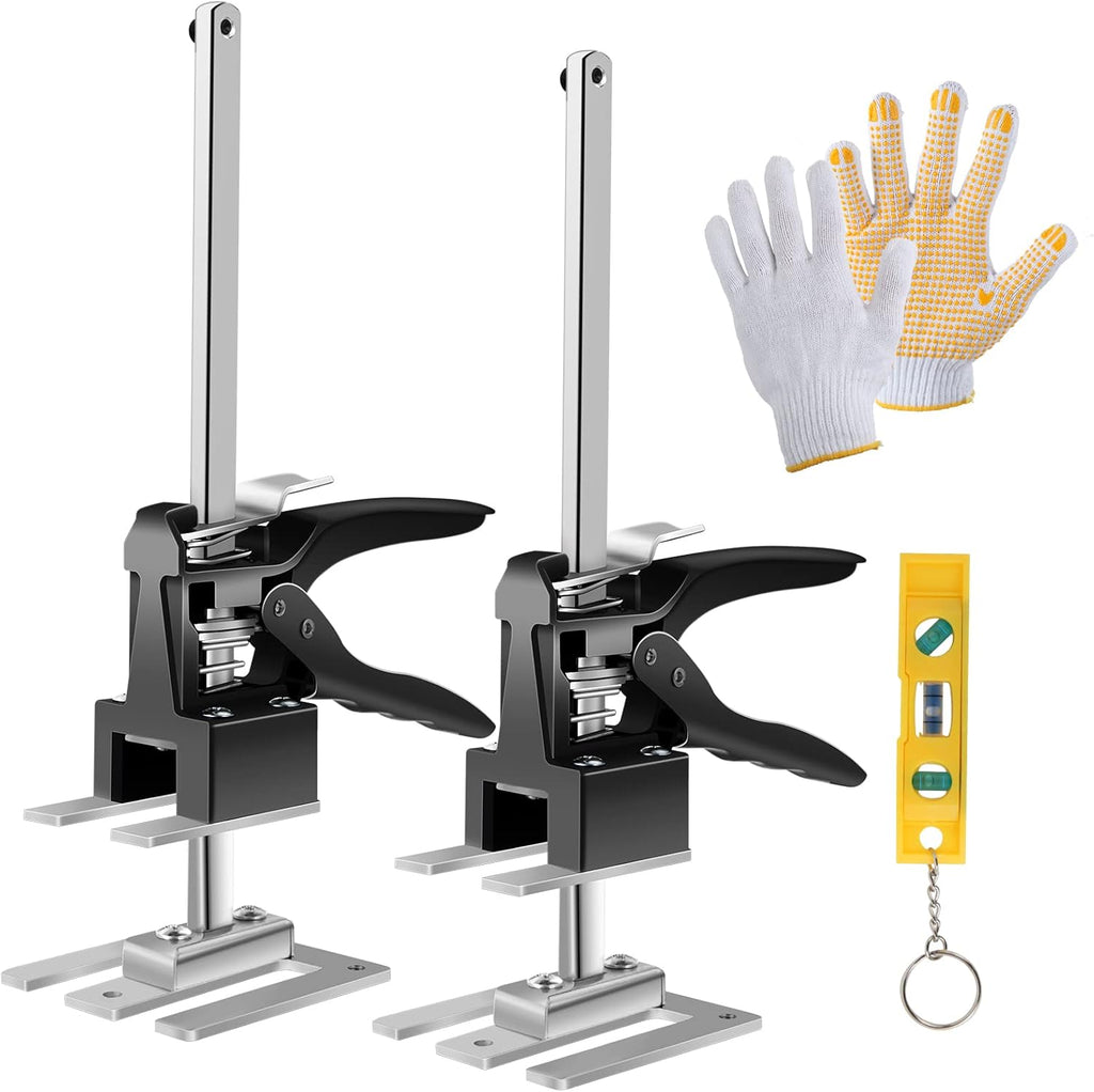 2 Packs 12in Arm Tool Jack Hand Tool Jack Set Heavy Duty Cabinet Lifter A227800