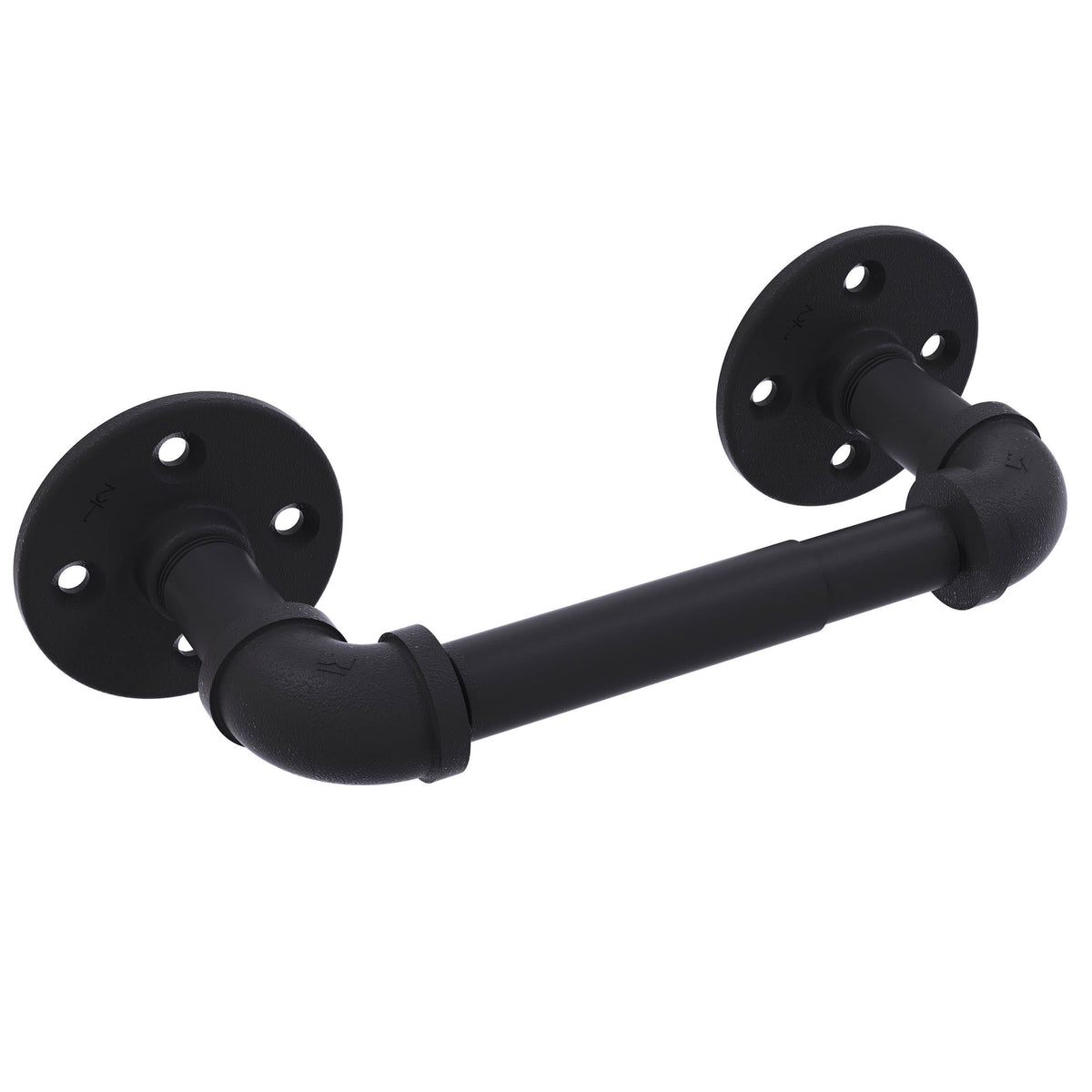 Matte Black 2 Post Toilet Paper Holder E18962