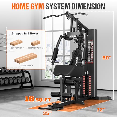 M1 Workout Station with 140LBS Weight Stack L184