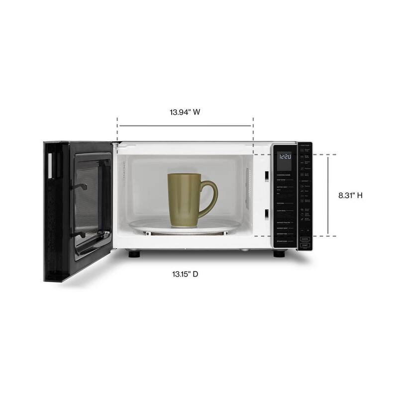 1.1 cu. ft. Countertop Microwave in Silver Q920