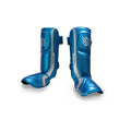 Blue/Silver L/XL MMA Shin Guards D3506